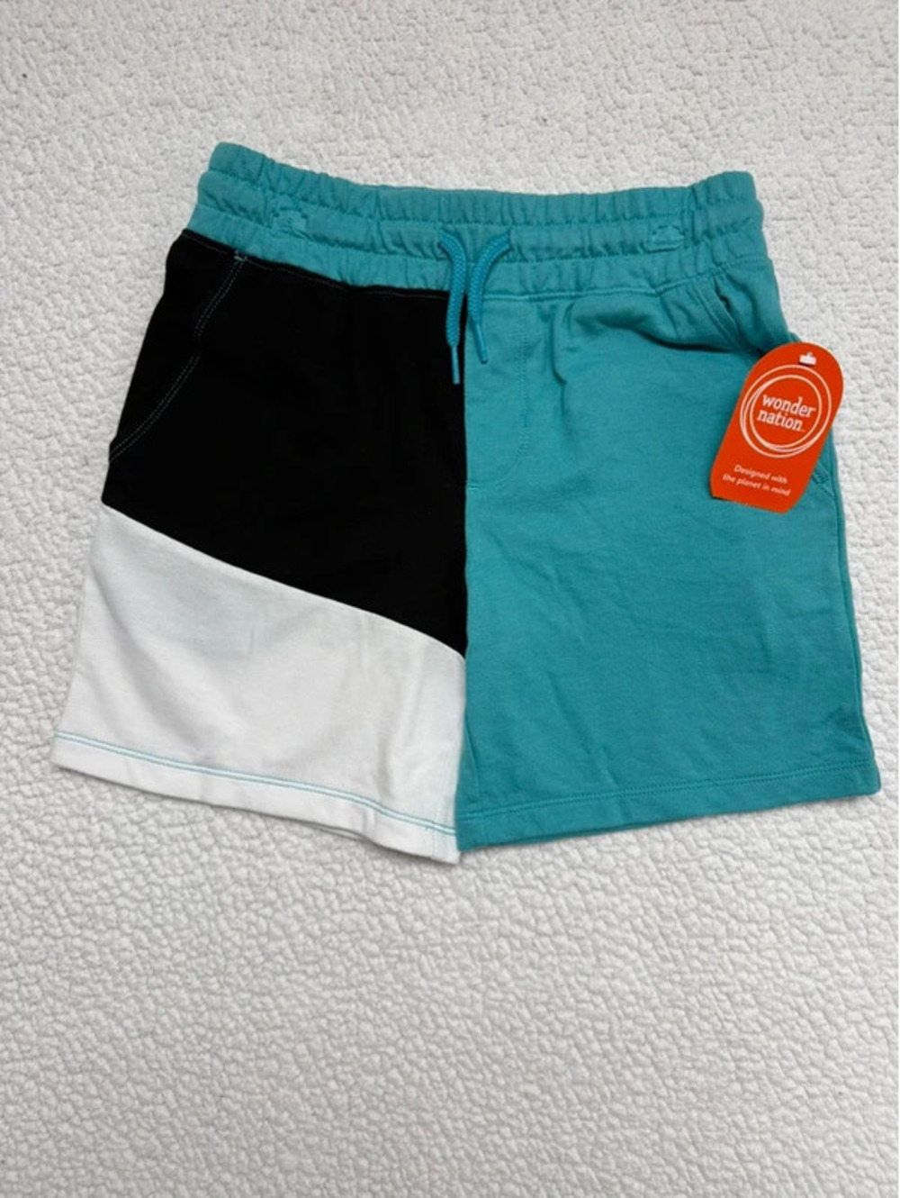 Wonder Nation Boys Size 8 Colorblock Pull-On Shorts NWT
